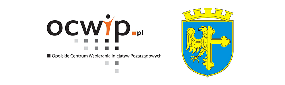 Logotypy ocwip oraz herb miasta Opola