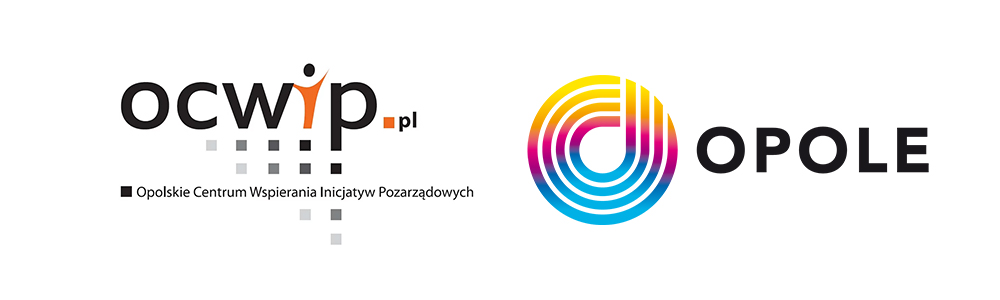 Logotypy ocwip oraz herb przebojowego miasta Opola